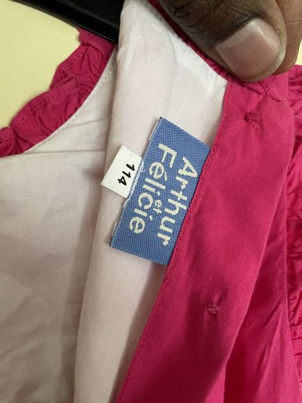 Arthur ET Felicie Pink Dress Age 6-7 114cm - Picture 5 of 6